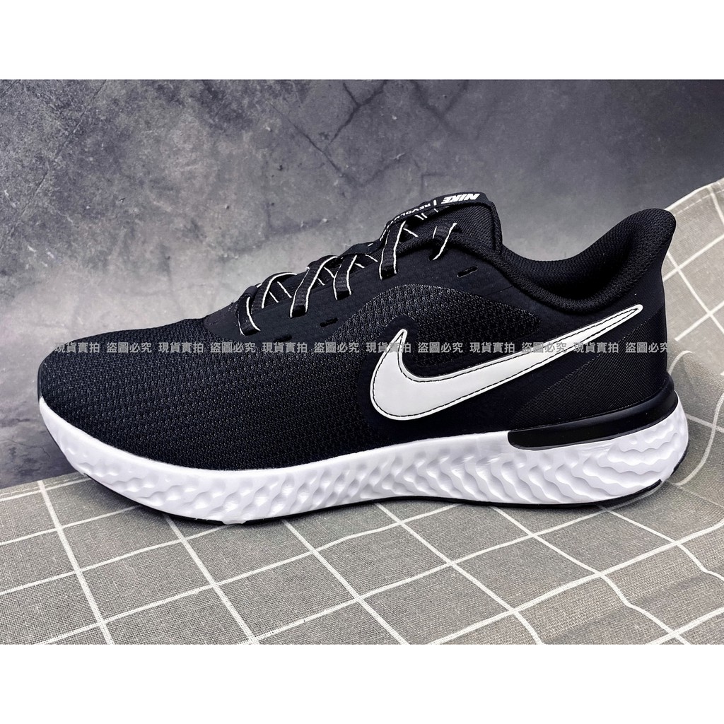 運動王◎Nike Revolution 5 EXT 男鞋 輕量 透氣 舒適 避震 路跑 黑白 CZ8591-001