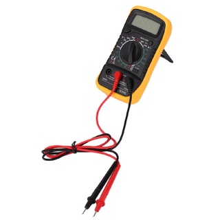 臺灣現貨顯示數字萬用表XL830L電壓表電流表歐姆表黃色測試儀三用電表手工具組電動工具五金修繕居家生活日常用品