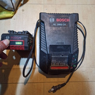 BOSCH 原廠 18V 4,0A 鋰電池 +充電座 AL1860 CV 電鑽 電動起子