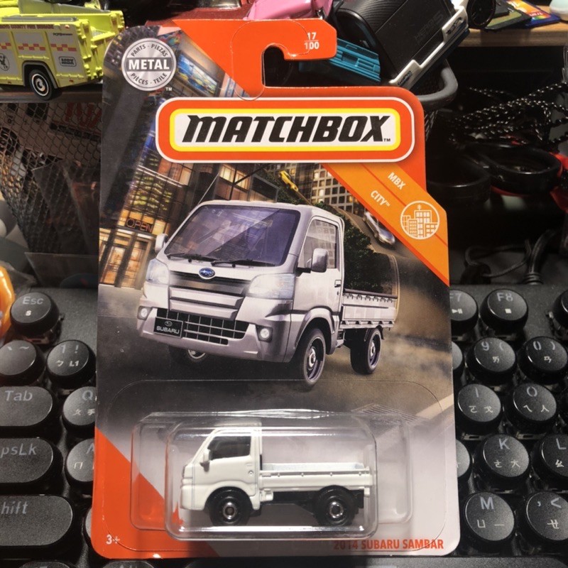 matchbox 火柴盒小汽車 速霸陸 Subaru sambar 貨車 發財車
