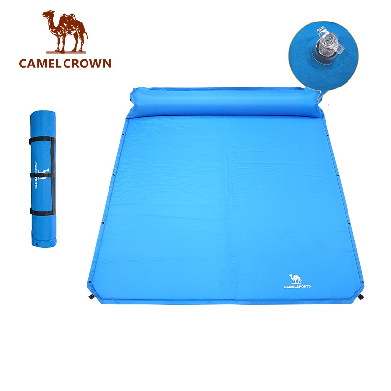 CAMEL CROWN駱駝​ 戶外自動充氣墊 露營加大加厚帳篷睡墊 防潮地墊