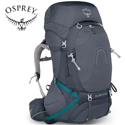 【Osprey】AURA 65L  登山背包 女款 聖潔灰