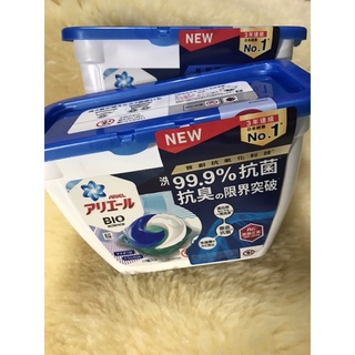 日本Ariel 抗菌3D洗衣膠囊17顆-經典抗菌376g