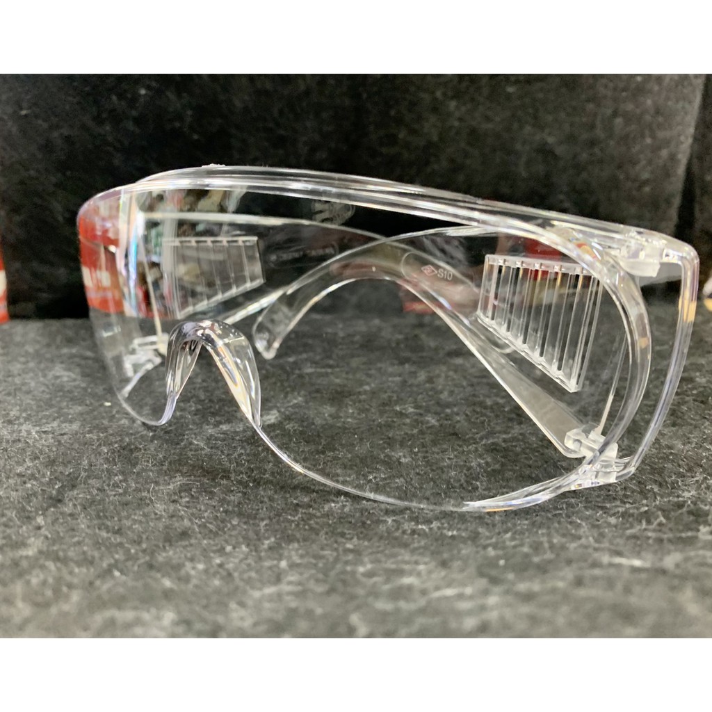 含稅 附發票 鹿洋五金 產地台灣非大陸 工作護目鏡 安全眼鏡 防塵護目鏡 透明護目鏡 配戴眼鏡後可戴