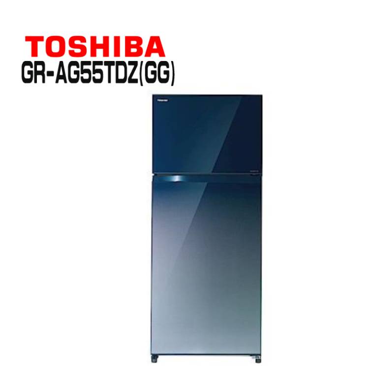 ✿聊聊最便宜✿全台配裝✿全新未拆箱 GR-AG55TDZ(GG) 【TOSHIBA東芝】 510公升鏡面雙門變頻冰箱