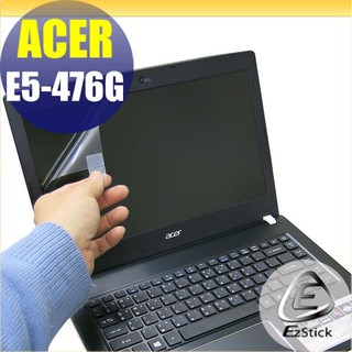 【Ezstick】ACER E5-476 E5-476G 靜電式筆電LCD液晶螢幕貼 (可選鏡面或霧面)