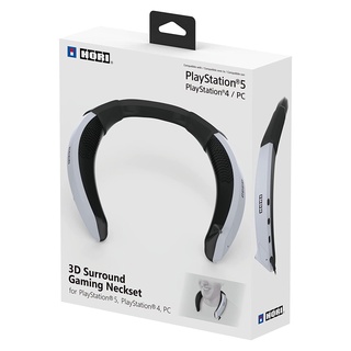 PS5/PS4/PC周邊 HORI 頸掛式有線揚聲器 3D 環繞 揚聲器喇叭 耳機麥克風 SPF-009U【歡樂交易屋】