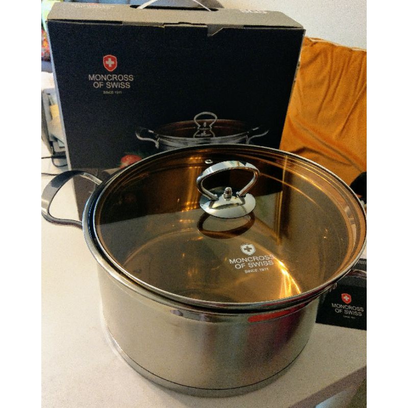 全新品🎆 MONCROSS 不鏽鋼琥珀湯鍋組 • 直徑24cm