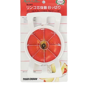 日本 cakeland 不銹鋼蘋果&水梨切片器-八片切-日本製 水果切片器