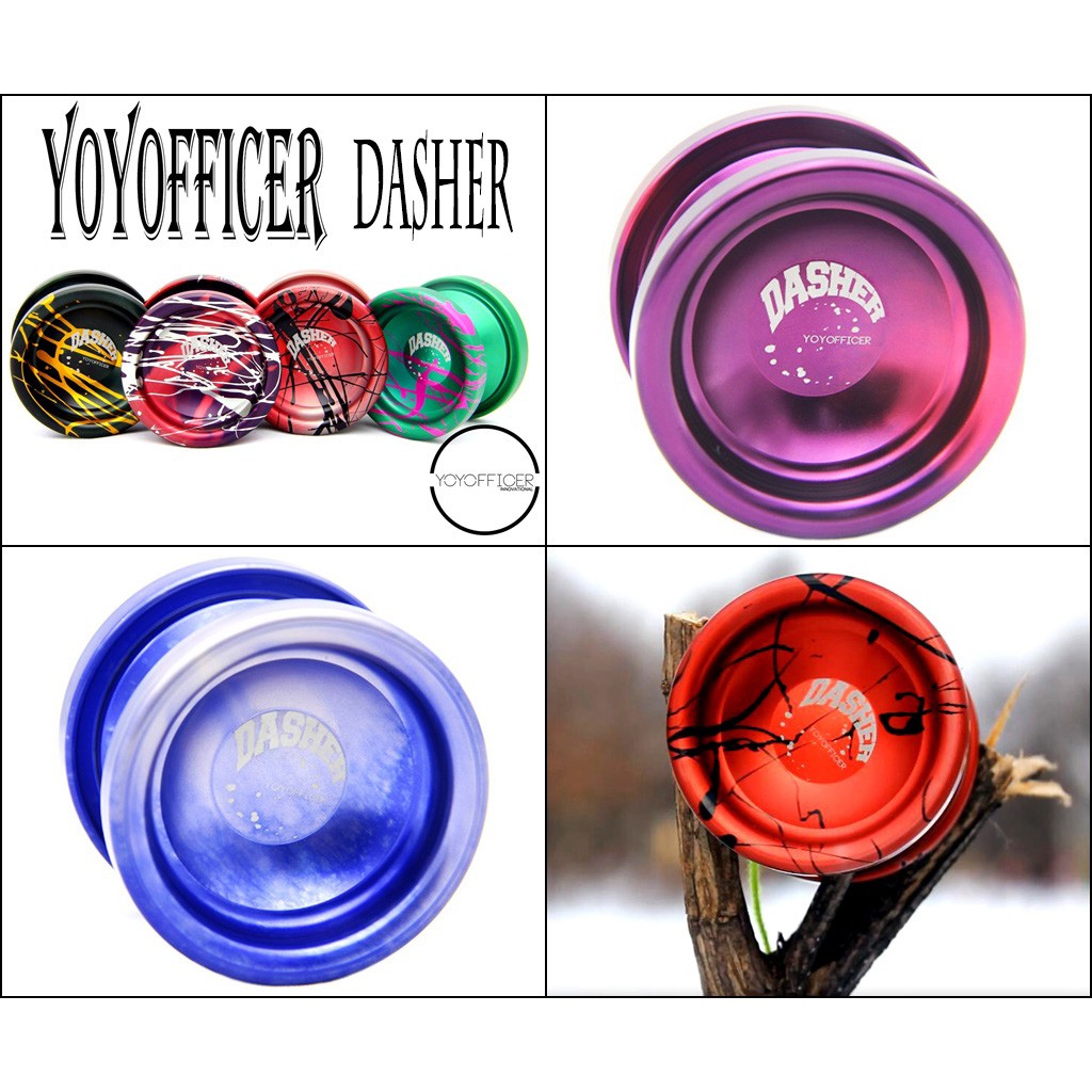 奇妙的溜溜球世界 YoYofficer Dasher 反弧形球體 邊緣加重 V型球體 速度型 高性能 長空轉 競技比賽用