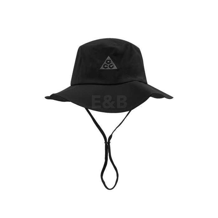 【E&amp;B】Nike ACG Logo Bucket Hat 黑 帽子 漁夫帽 登山帽