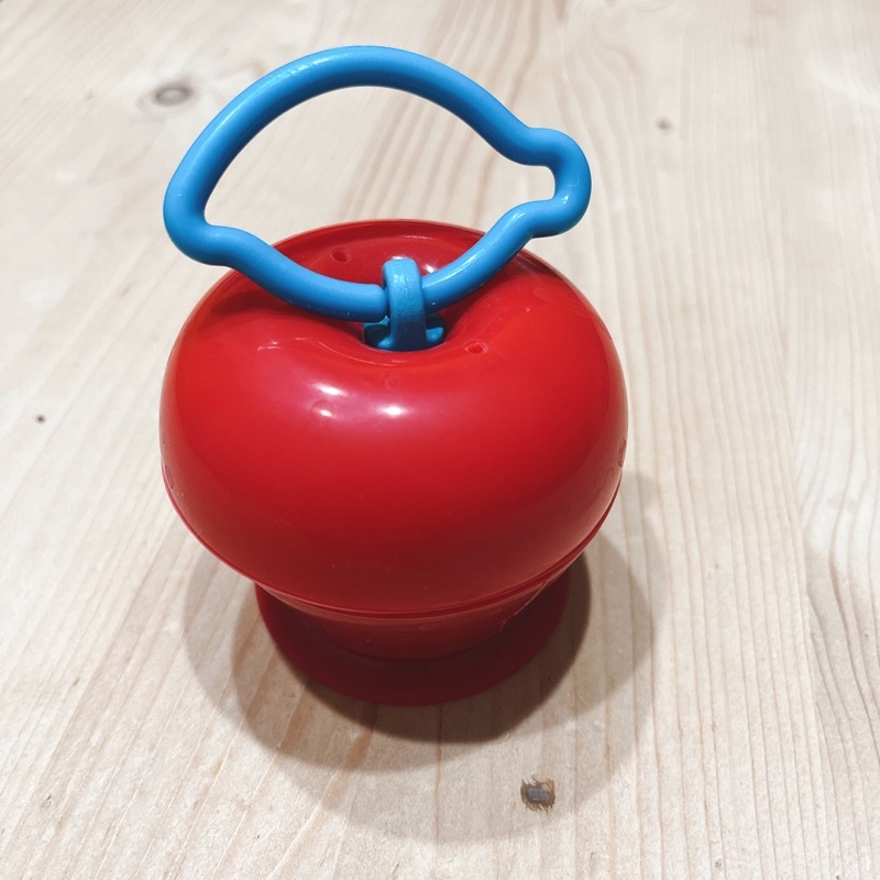 [二手］美國Grapple小蘋果玩具吸盤-紅蘋果｜二手正貨商品｜有使用痕跡新舊如圖