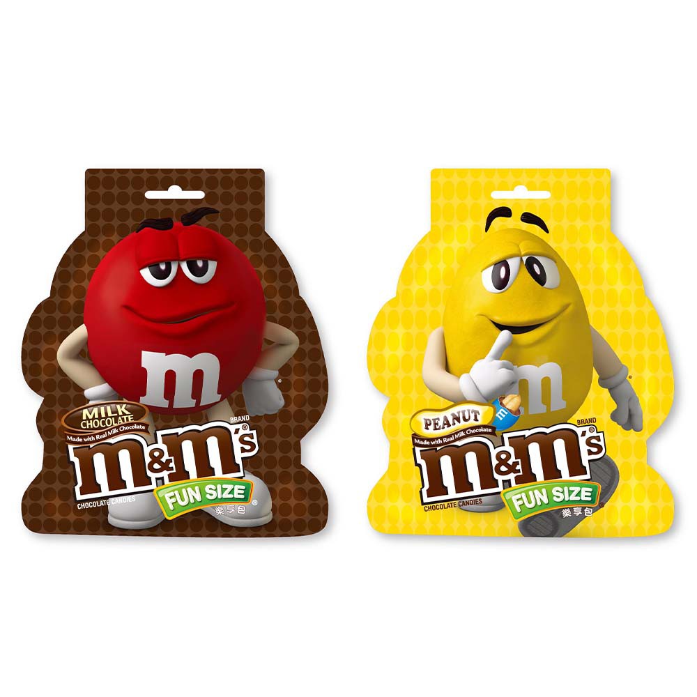 【蝦皮特選】M&amp;M'S 糖衣 巧克力 樂享包 零食/點心 (牛奶/花生) (部分即期)