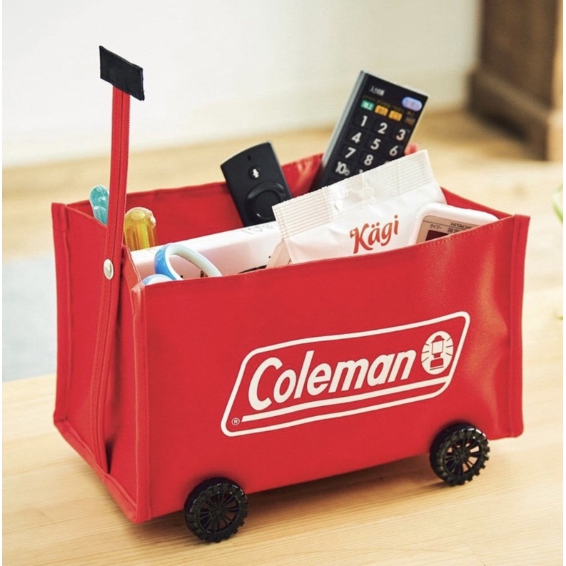 C.C🛍🛍🛍日本雜誌附錄 Coleman 戶外登山品牌拖車造型收納袋居家置物架雜物盒