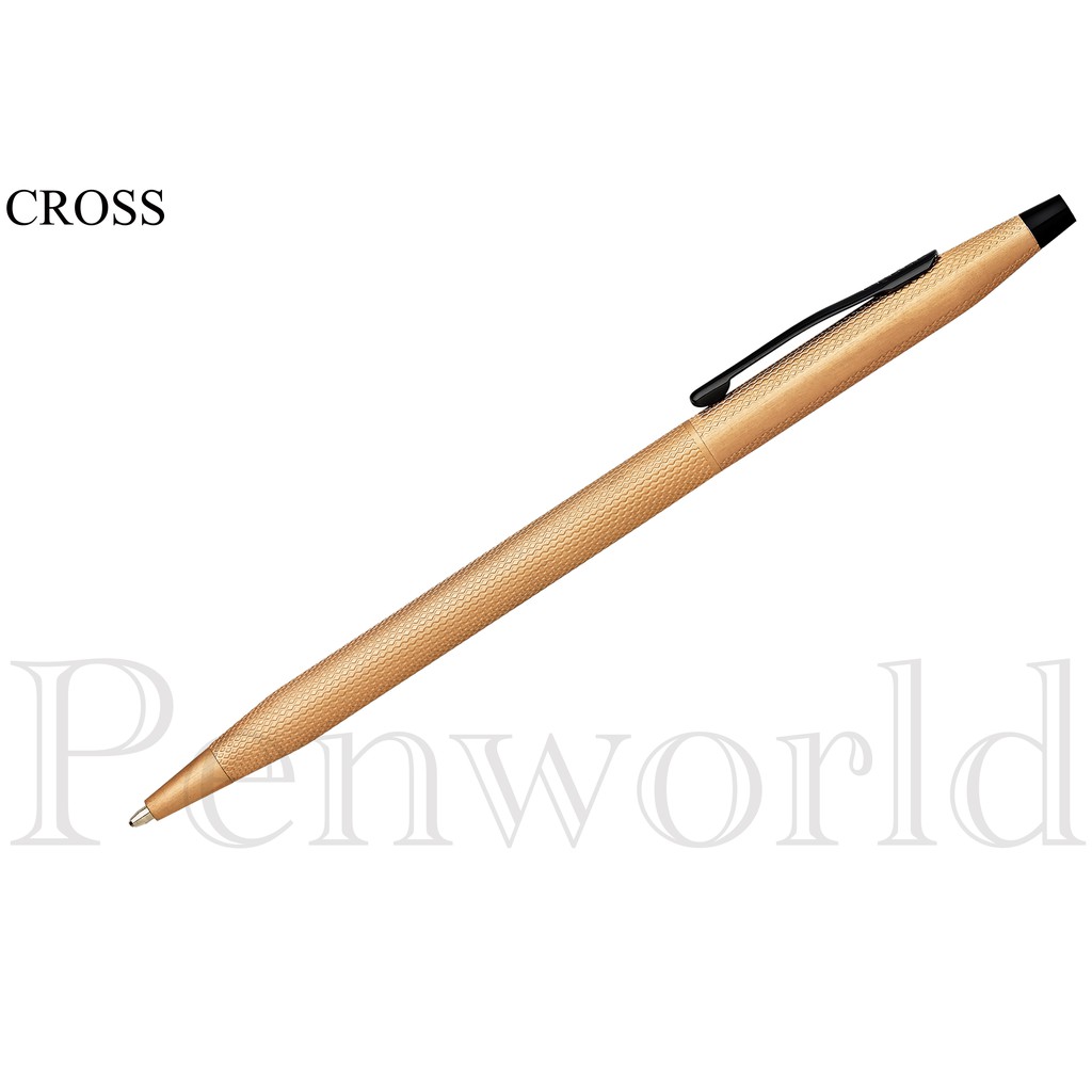 【Penworld】CROSS高仕 玫瑰金蝕刻鑽石圖騰原子筆 AT0082-123