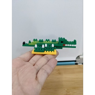 小積木 迷你積木 組裝 鱷魚 動物 兒童 手部精細動作