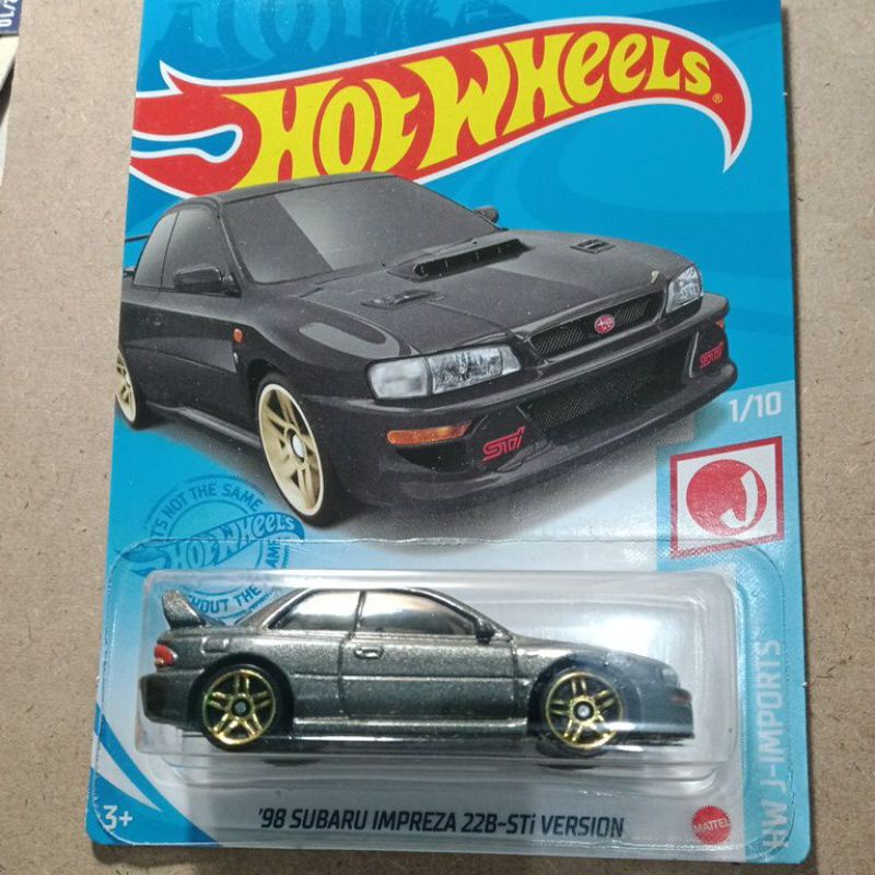 Subaru impreza 22b 灰色熱輪