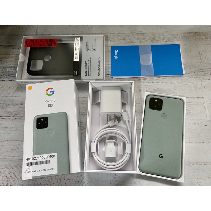 谷歌 Google Pixel 5 8G/128G 綠色 盒配全 極新 原生機 非 3 2 3A 4 4A XL