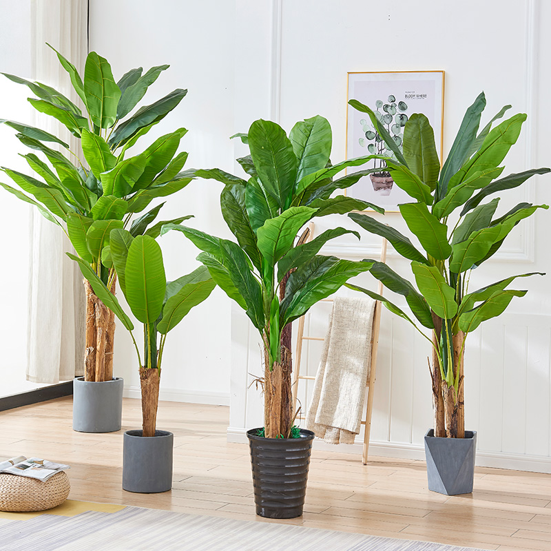 現貨 芭蕉樹仿真植物室內裝飾大型假樹香蕉樹落地盆栽景客廳綠植塑料花 蝦皮購物