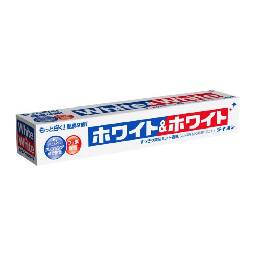 日本獅王勁倍白牙膏150g