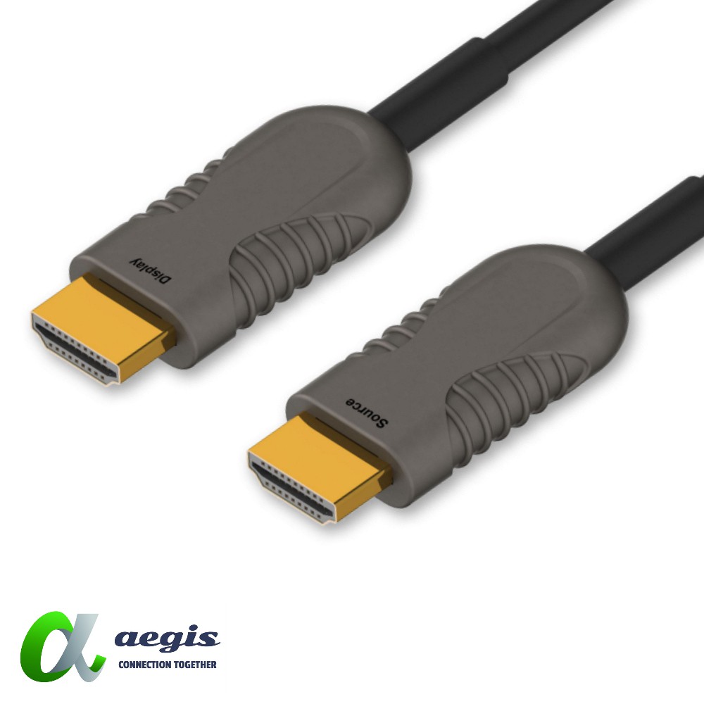 aegis艾吉斯 HDMI 2.0 Cable AOC支援 4K 60Hz HDMI2.0光纖超高清影音傳輸線AGAOC