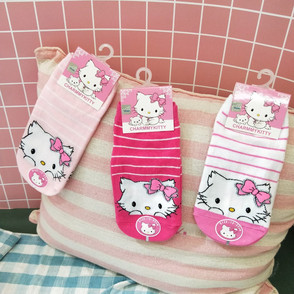 💗正版現貨💗台灣製 kitty 兒童襪子 童襪 腳踝襪 襪子 船型襪 女生襪 腳踝襪 短襪 卡通襪子 凱蒂貓 三麗鷗