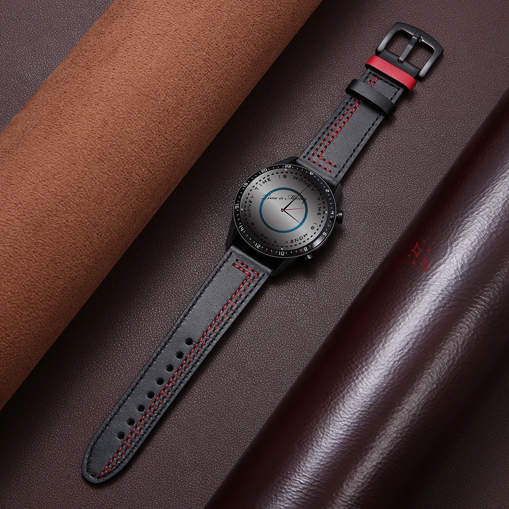 新款小牛皮 小米運動版錶帶 透氣親膚 小米color手錶錶帶 小米手錶S1錶帶 Mi WATCH運動版錶帶 22mm通用