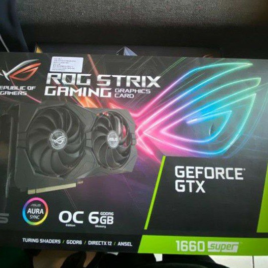 華碩 ROG Strix GeForce® GTX 1660 SUPER™ OC 6GB Gaming 顯示卡