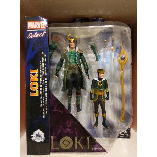 「特價出清」現貨 迪士尼限定 Marvel select Loki &amp; kids Loki 漫威漫畫 漫威影集 漫威電影