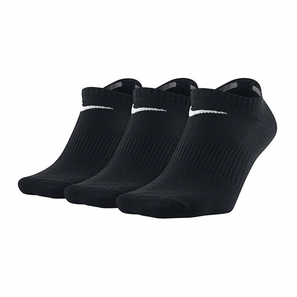 Nike 襪子 Performance 男女款 黑 踝襪 船型襪 三雙入 薄款【ACS】SX4705-001