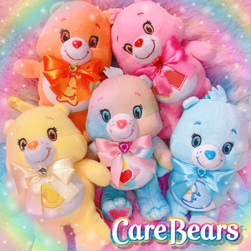 Care Bears 吊飾 英國限定 刺繡眼 彩虹熊 carebear 古董熊【狐狸的熊熊】