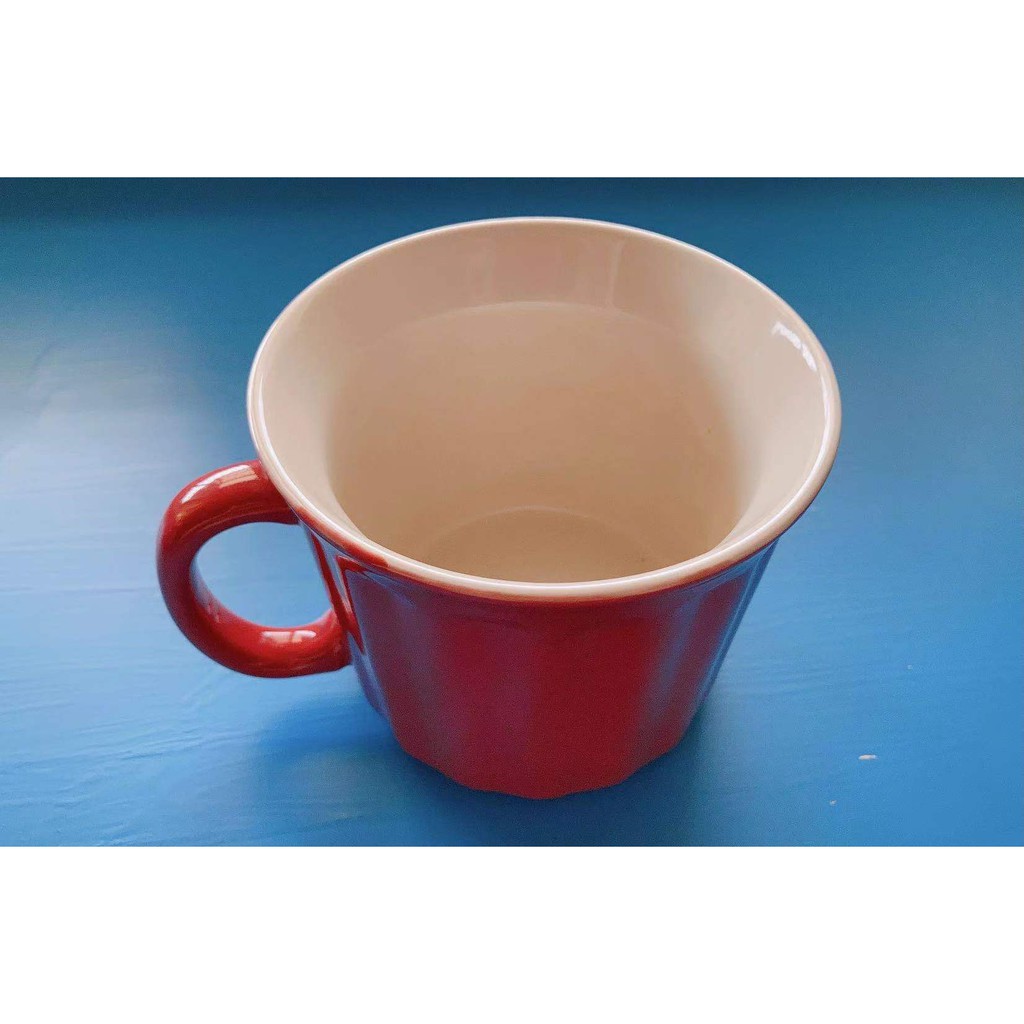 陶瓷 紅色 焗烤杯 烤碗 烤布雷 酥皮濃湯16oz./450ml