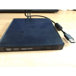 HP USB(屬於hp，特規接頭有帶電源孔，參考圖片二) 外接光碟盒 PA509A B13 + DVD RW 光碟燒錄機