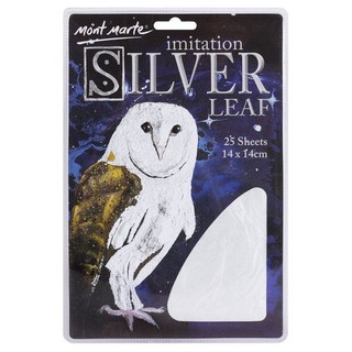 【板橋酷酷姐美術】澳洲Mont Marte蒙瑪特 銀色 金箔紙 Silver Leaf 銀色 銀箔紙