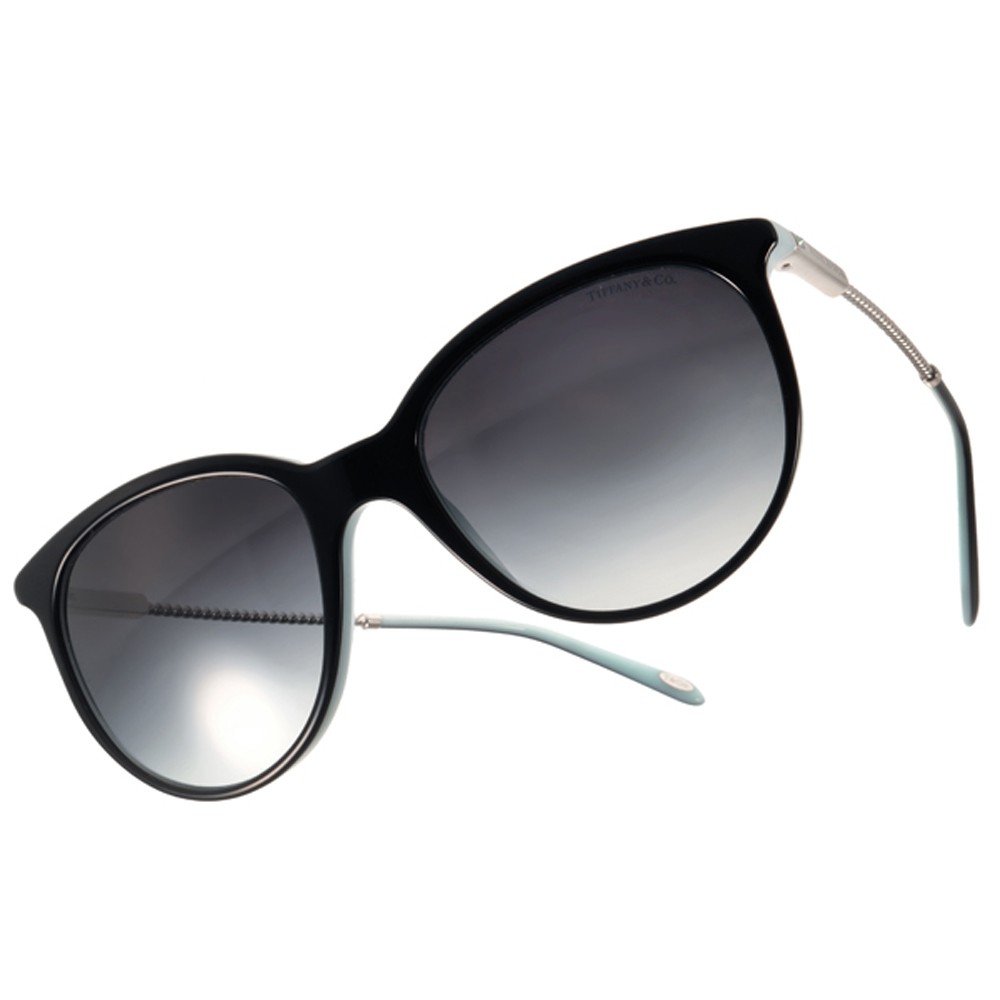 Tiffany&amp;CO. 太陽眼鏡 TF4087B 80553C 奢華別緻優雅經典貓眼款 - 金橘眼鏡