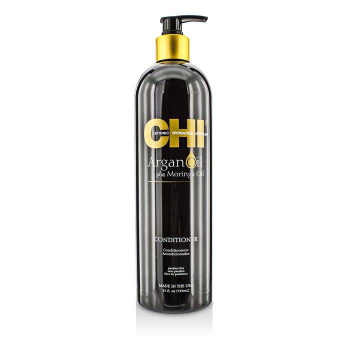 CHI - 摩洛哥堅果油和辣木油潤髮乳-不含對羥基苯甲酸酯 Argan Oil Plus Moringa Oil Con