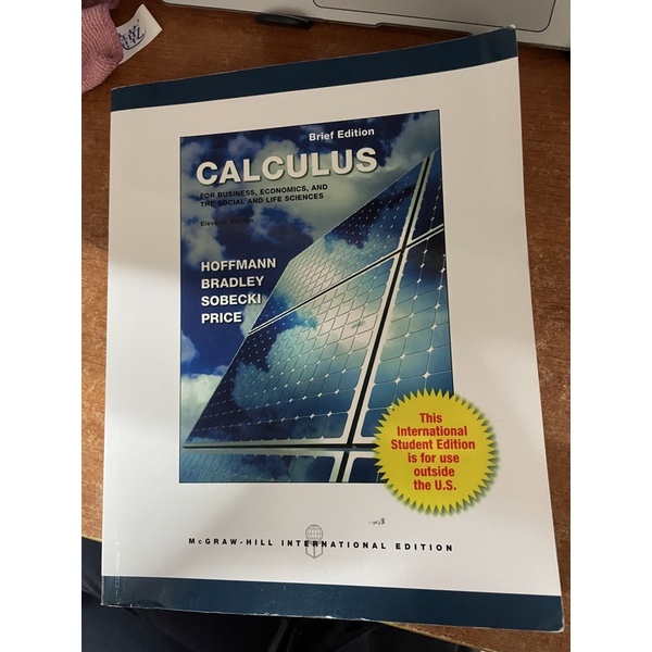 微積分calculus Hoffmann Bradley sobecki price