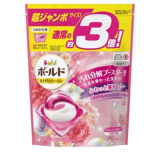 現貨-日本 P&G 3D立體洗衣膠球(粉色花香46入)