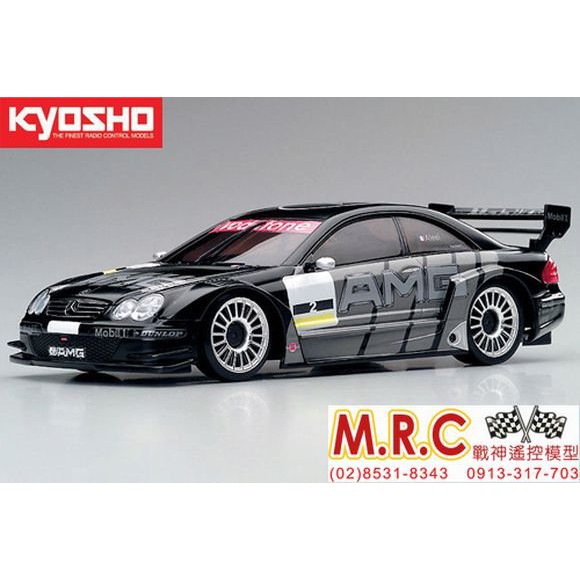 KYOSHO MINI-Z車殼 CLK-DTM 賓士 AMG-MERCEDES 黑色廠車 (MZX33AG) 94MM