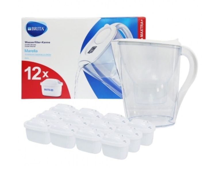 【德國 BRITA】 Marella 2.4L 濾水壺 1＋12顆濾芯