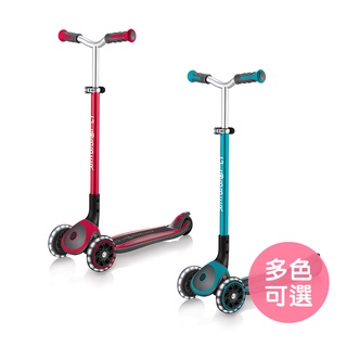 【法國GLOBBER】兒童2合1三輪折疊滑板車-大師版(LED發光前輪) 滑板車 滑步車 平衡車（LAVIDA官方直