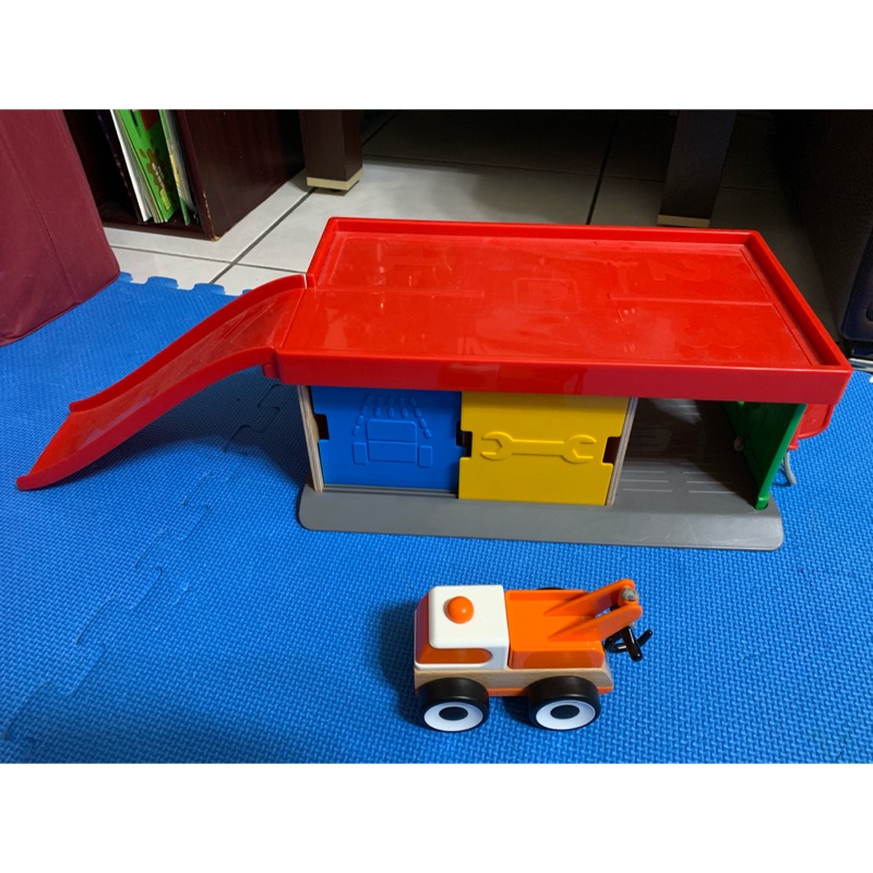 【二手】ikea車庫/拖車玩具