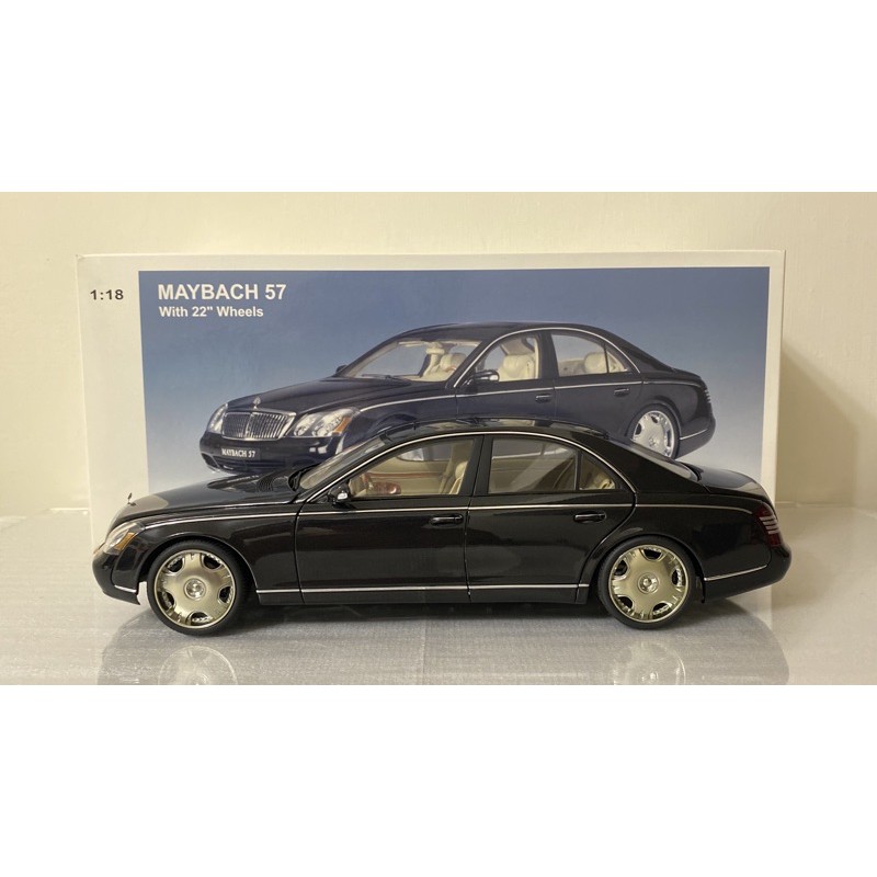 (稀有22吋) AUTOart 1/18 MAYBACH 57 With 22” Wheels 非 kyosho