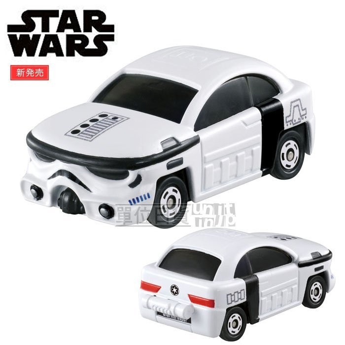 『 單位日貨 』日本正版 TOMY TOMICA 多美 STAR WARS 星際大戰 白武士 合金車 紀念車 收藏