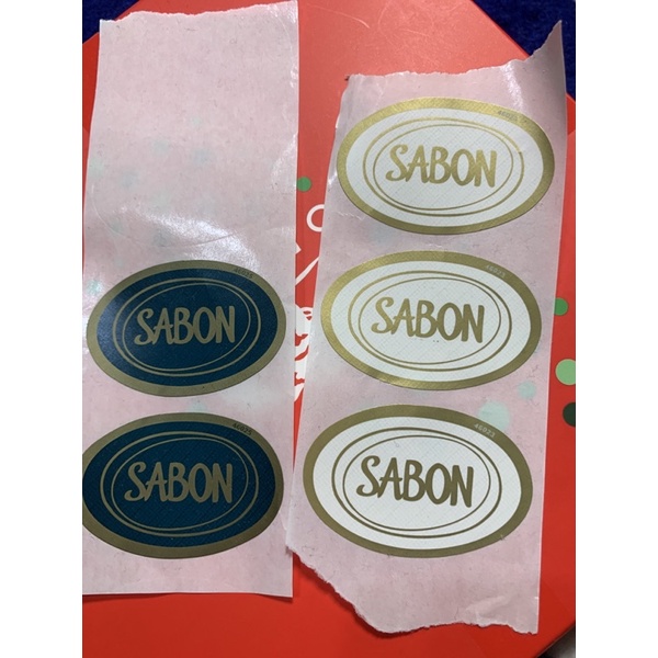 Sabon 貼紙 全新 卡片 蝴蝶結 推薦卡 緞帶 送禮 專櫃取得 包裝 百貨購入 旅行組 禮品
