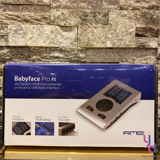分期免運 公司貨 RME Baby Face Pro FS 錄音介面 音效卡 頂級款 2i2 編曲 宅錄 混音 錄音