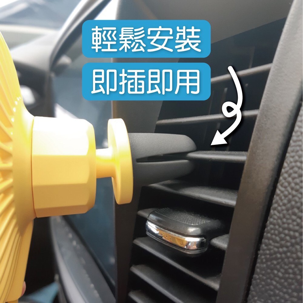 車用USB冷氣孔LED循環風扇 小電扇 風扇 汽車 休旅車 露營車 油電車 冷氣優化 散熱 夏天必備(顏色隨機出