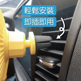 車用USB冷氣孔LED循環風扇 小電扇 風扇 汽車 休旅車 露營車 油電車 冷氣最佳化 散熱 夏天必備(顏色隨機出