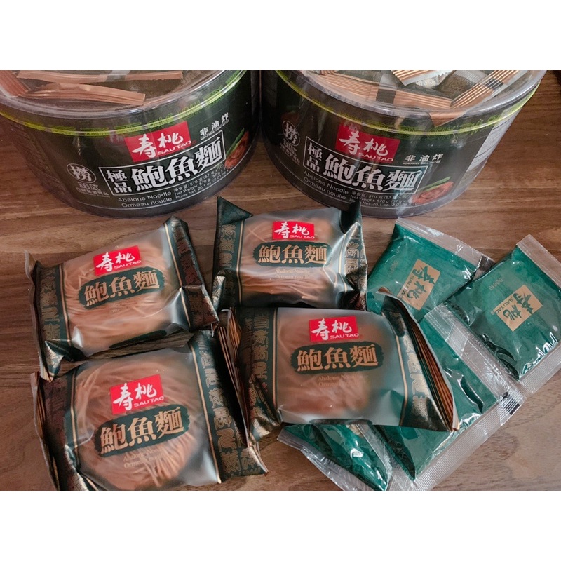 香港代購 壽桃牌鮑魚麵10入 6/4岀貨