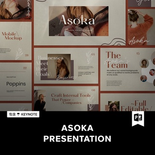 Asoka Presentation 時尚高端優雅文藝 PPT+Keynote.P2019122502